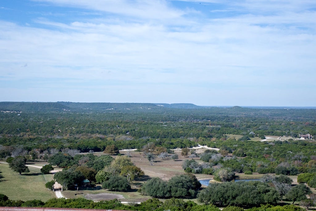 A scenic aerial view of Granbury, Texas