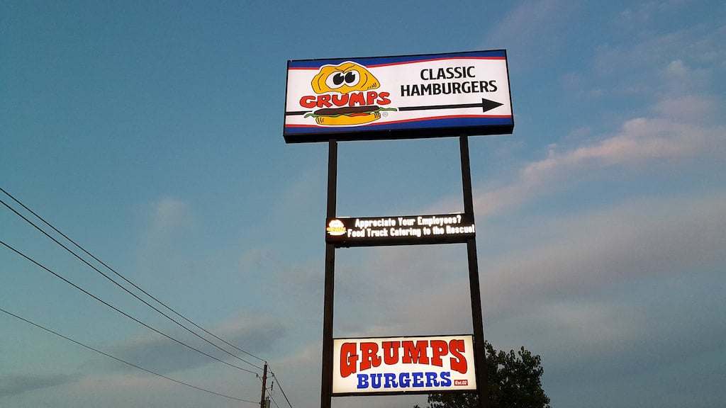 Grumps Burgers in Granbury, Texas